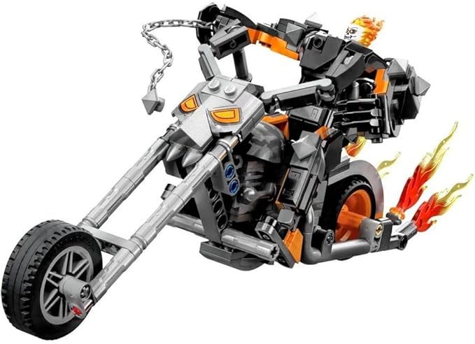 LEGO Marvel Ghost Rider Mech & Bike Building Toy for Boys & Girls Ages 7+ - Marvel Superhero Toy W/Movable Action Figure - Gift for Kids & Fans - 76245