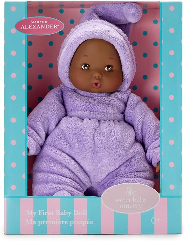 Madame Alexander 12" My First Lavender, Dark Skin Tone