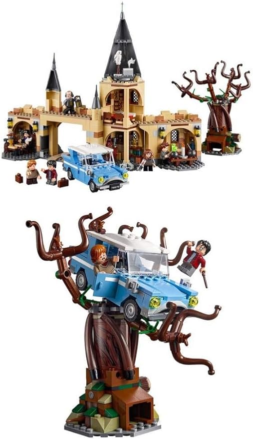 LEGO Harry Potter and The Chamber of Secrets Hogwarts Whomping Willow 75953 Magic Toys Building Kit, Prisoner of Azkaban, Hedwig, Hermoine Granger and Severus Snape for 8 - 14 years (753 Pieces)