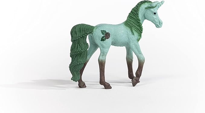 Schleich bayala, Collectible Unicorn Toy Figure for Girls and Boys, Mint Chocolate Unicorn Figurine (Dessert Series), Ages 5+