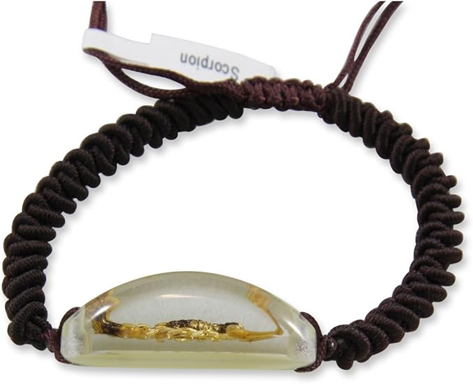 REALBUG Gold Scorpion Bracelet, Glow in The Dark, 10 inches