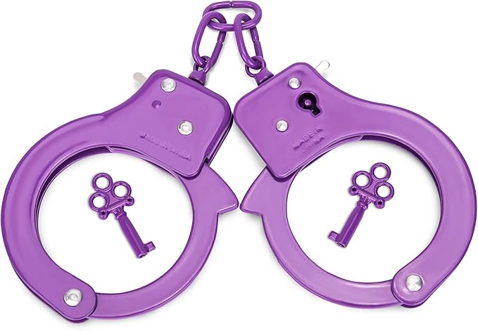 Metal Play Handcuffs, Hand Cuffs Police, Toy Handcuffs for Kids