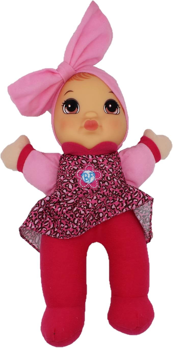 Baby's First Soft & Cuddly Baby Kisses (Bilingual English-Spanish) Doll - Dressed in Print Top and Leggings - Press her Tummy for a Sweet Kisses Sounds and Says I Love You