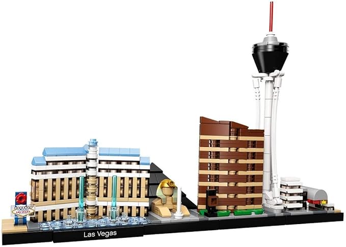 LEGO Architecture Skyline Collection Las Vegas Building Kit 21047 (487 Pieces)