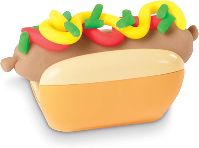 Play-Doh Kitchen Creations Spiral Fries Playset with 5 Cans of Modeling Compound Colors, Back to School Classroom Supplies, Play Food & Cooking Toys for Kids, Preschool Toys, Ages 3+