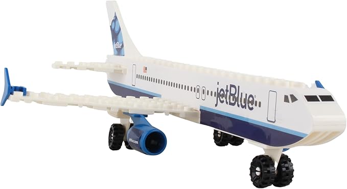 Daron Jet Blue Construction Toy 55-Piece