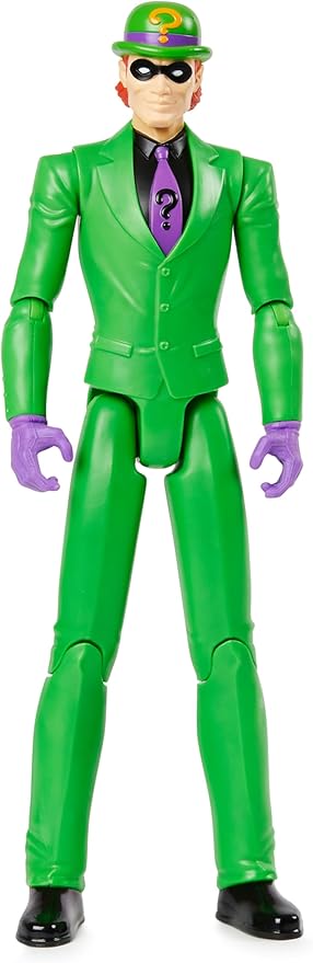 Batman 12-inch The Riddler Action Figure, Kids Toys for Boys Aged 3 and up