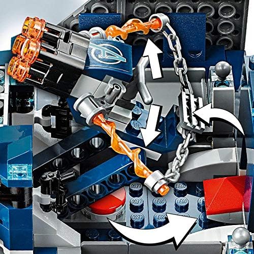 LEGO Marvel Avengers Truck Take-Down 76143 Captain America and Hawkeye Superhero Action, Cool Minifigures and Vehicles (477 Pieces)