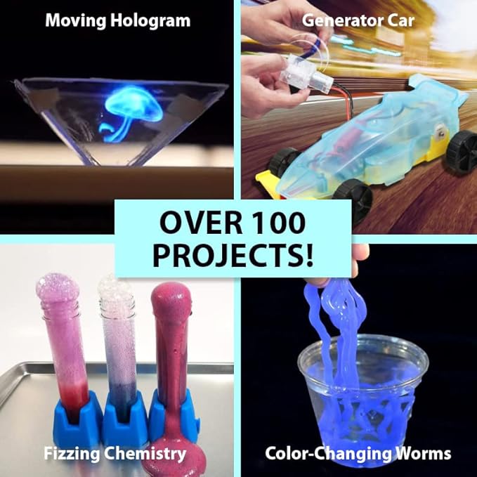STEM Discovery Box 3 Month Subscription with 9 STEM Projects - Educational Science Technology Engineering Learning Lab - Kids Experiment Activity Build Sets - Girls & Boys Children Ages 7 - Teen