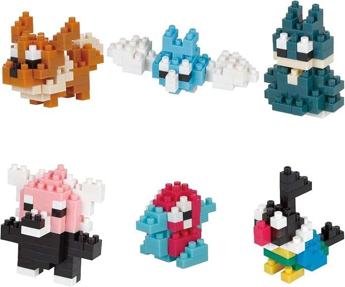 nanoblock - Pokémon - Type Normal Set 1 (Blind Box Complete Set), mininano Series Building Kit