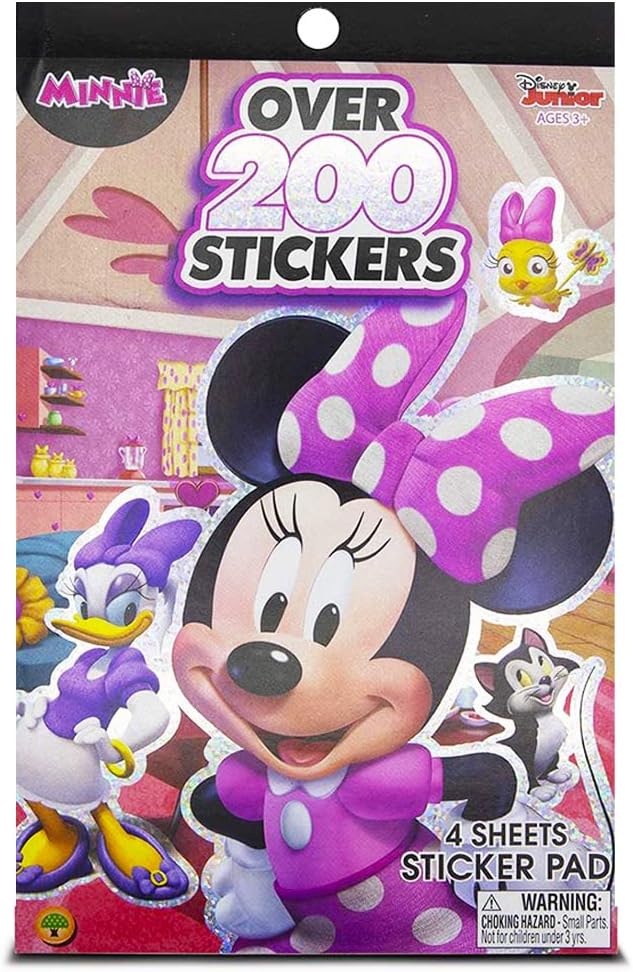 Disney Minnie Mouse Bowtique Sticker Pad Over 200 Stickers