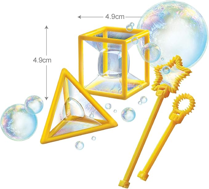 4M Toysmith: Bubble Science, Bubble Making Science Kit, Includes Recipes to Make Your Own Bubble Mixture, For Boys & Girls, Ages 5 and up