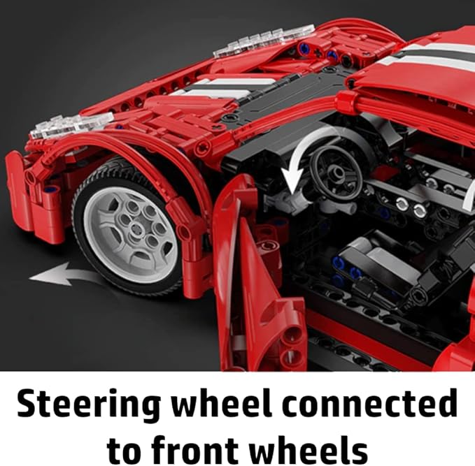 WISEPLAY Car Building Kits for Adults and Kids - Collectible Car Models Kits to Build for Adults and Kids -Technic Set 1:12 Scale 1126 Pieces - Great Birthday Gift for Adults, Teenagers and Kids