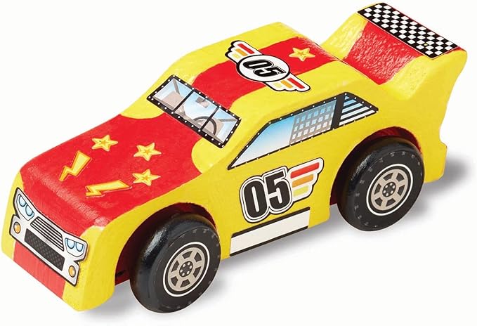 Melissa & Doug Created by Me! Race Car Wooden Craft Kit