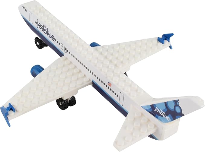 Daron Jet Blue Construction Toy 55-Piece