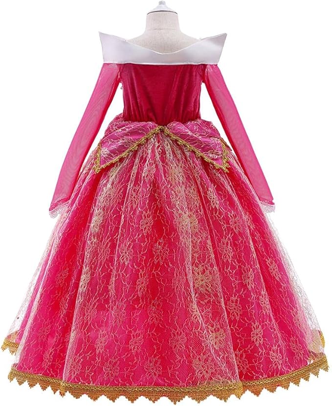 Dressy Daisy Beauty Princess Costume Dress Up Toddler Little Girls Halloween Birthday Party Fancy Ball Gown
