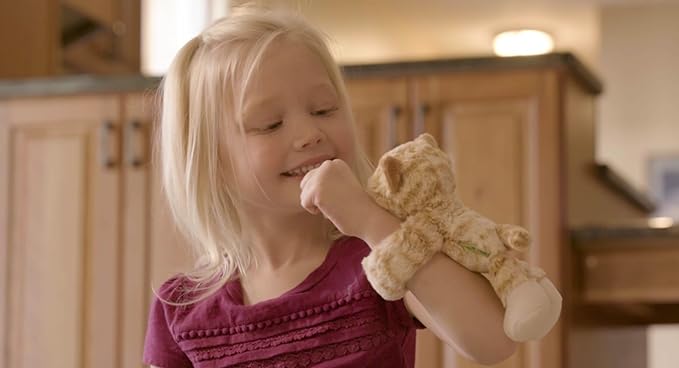 Wild Republic Huggers Giraffe Plush Toy, Slap Bracelet, Stuffed Animal, Kids Toys, 8 inches