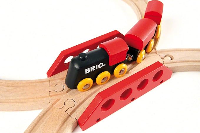 BRIO World - 33028 Classic Figure 8 Set - 22 Piece Wooden Toy Train Set with Accessories and Tracks | Enhances Creativity | Compatible Toys | FSC-Certified Wood | Perfect for Kids Age 2+
