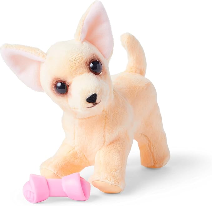 American Girl Barker Posey Tan Dog for 18-inch Dolls plus Pet Accessories