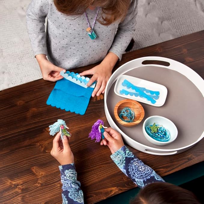 Craft-tastic – I Love Mermaids Kit – Craft Kit Includes 6 Mermaid-Themed Projects (Pack of 2)