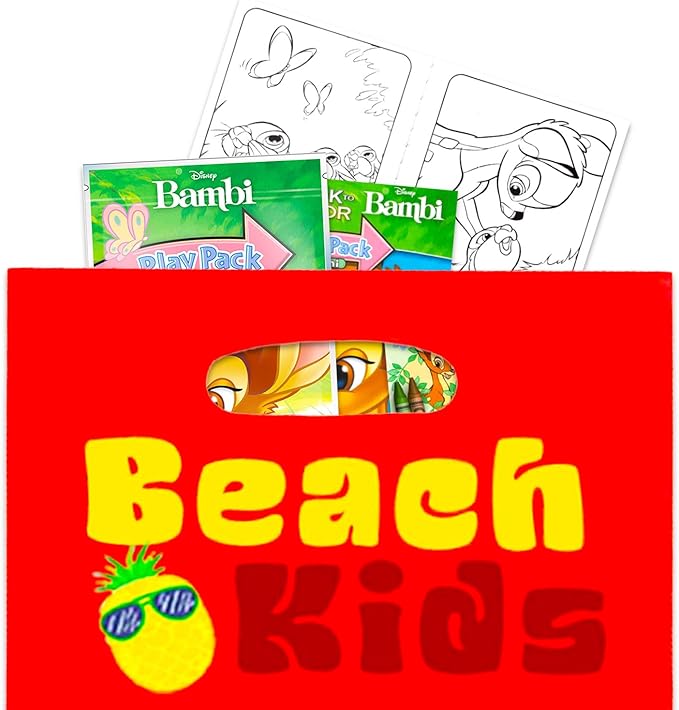 Disney Bambi Mini Party Favors Set for Kids - Bundle with 24 Bambi Play Packs with Coloring Pages, Stickers, More (Bambi Birthday Party Supplies)