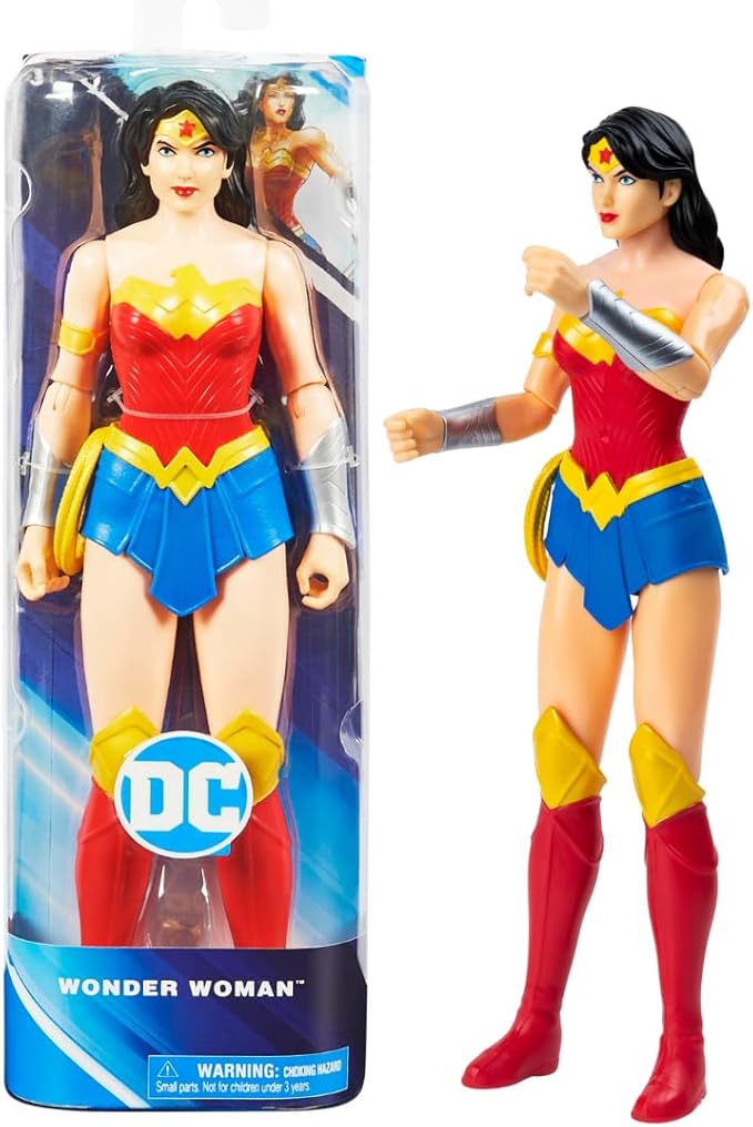 DC Comics 12-Inch Wonder Woman Action Figure, Kids Toys for Boys and Girls