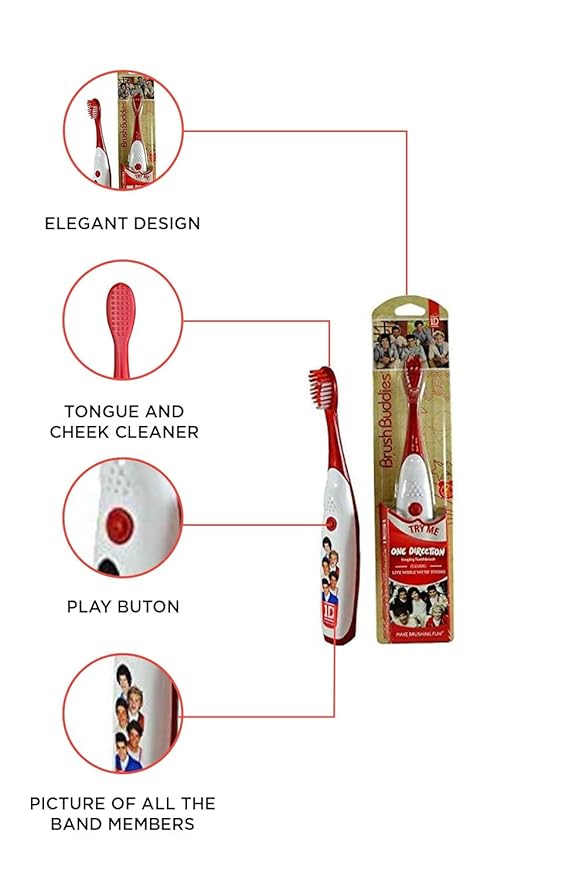 B. Designs One Direction Singing Battery Powered Tooth Brush (Live While we’re Young)/Limited Edition