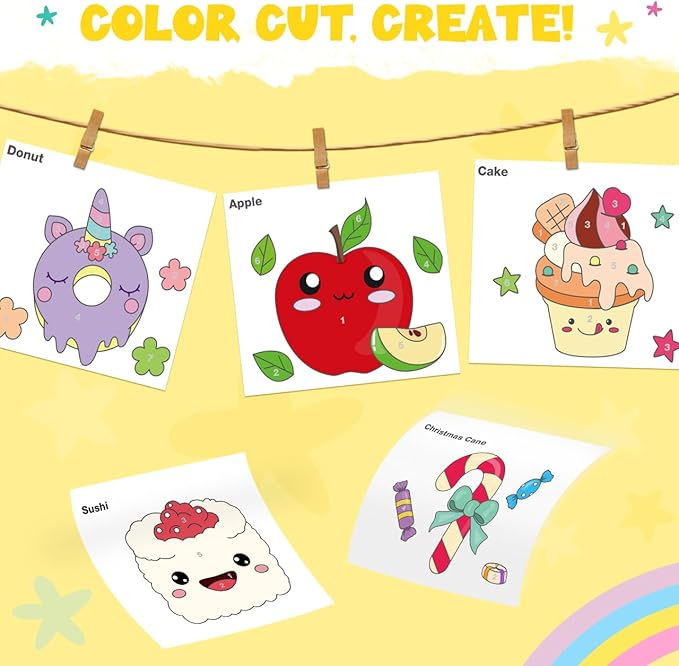 ZMLM Paint with Water Books for Kids - Easter Basket Stuffers Mess Free Coloring Activity for Toddlers - Arts & Crafts Gifts Toys for Valentines Birthday Christmas Boy Girls Ages 4 5 6 7 8(Food)