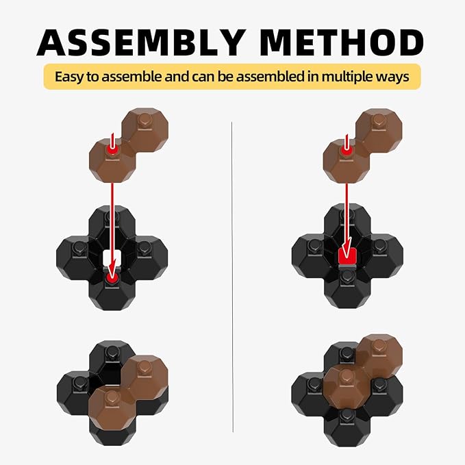 Soccer Ball Building Block Set, Adults' challenging STEM Block Decorations, Miniature 3D Educational Toys for Ages 14 15 16 and Above, (437 Pieces)