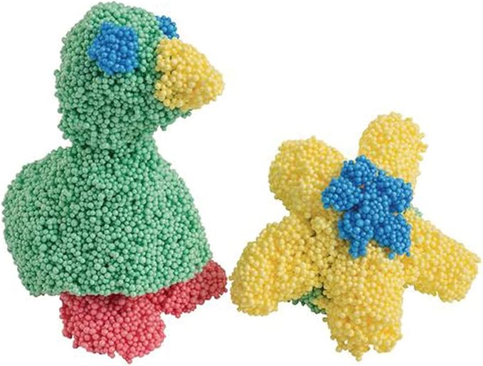 Floam 6 PCS Foam Clay Fun Foam for Toddlers Update Bright Colors Giant Foam Beads Play Kit for Kids, Classroom Educational Activity Toys Arts Crafts for Boys Girls