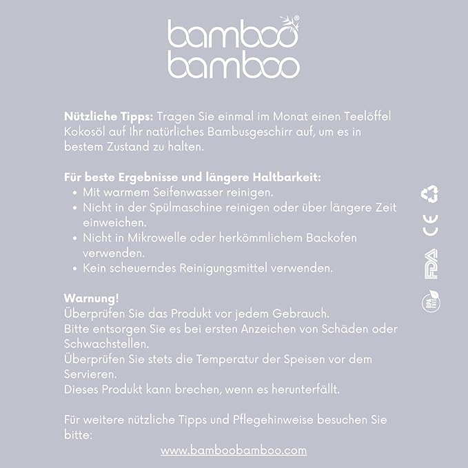 Bamboo Baby Plate with Suction - Kids and Toddler Suction Cup Plate for Babies, Non-toxic All-Natural Bamboo Baby Food Plate Stays Cool to the Touch for Baby-Led Weaning (Fox-Cherry)