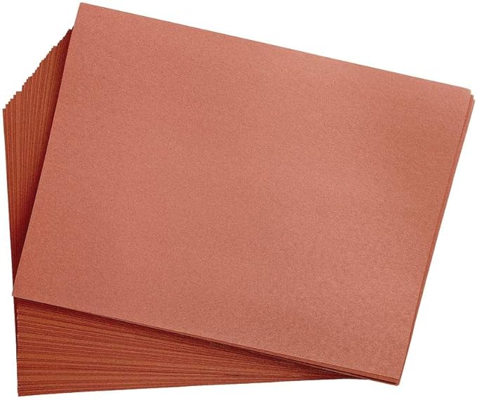 Construction Paper,Brown,9 inches x 12 inches,500 Sheets, Heavyweight Construction Paper,Crafts,Art,Kids Art,Painting, Coloring,Drawing,Creating,Paper,Art Project,All Purpose
