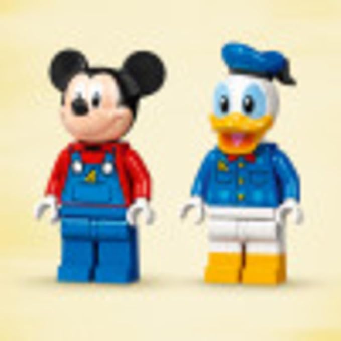 LEGO Disney Mickey and Friends Mickey Mouse & Donald Duck’s Farm 10775 Building Kit; A Creative Play Set for Kids; New 2021 (118 Pieces)