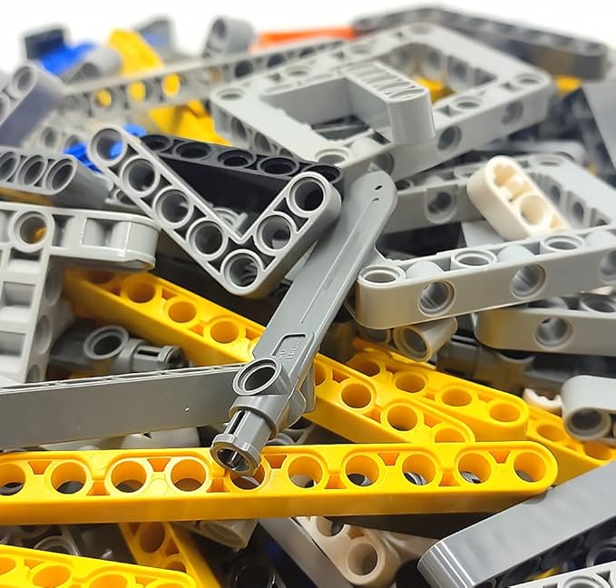 ZHX Technical Beam Set 266 Pieces - Chassis Frame Liftarm Beam Parts Piece Axles Connector for Technic Car STEM Engineering Building Brick Compatible with Major Brand Toys