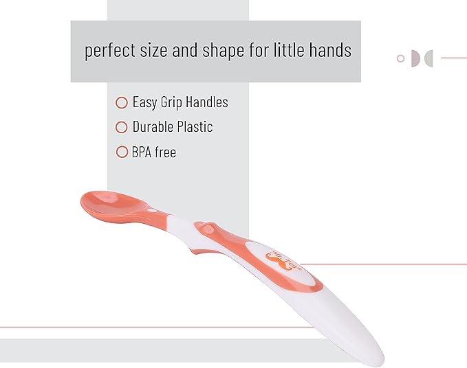 Mr. Pen- Baby Spoons, 6 Pack, Soft-Tip Silicone Baby Spoon, Silicone Spoons Baby, Spoon for Baby, Baby Spoons First Stage, Infant Feeding Spoons, Baby Food Spoons, Baby Feeding Spoon, Toddler Spoon