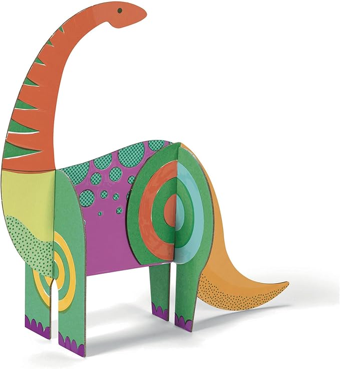 DJECO DIY Color. Assemble. Play. Dinosaurs Activity Set, Small