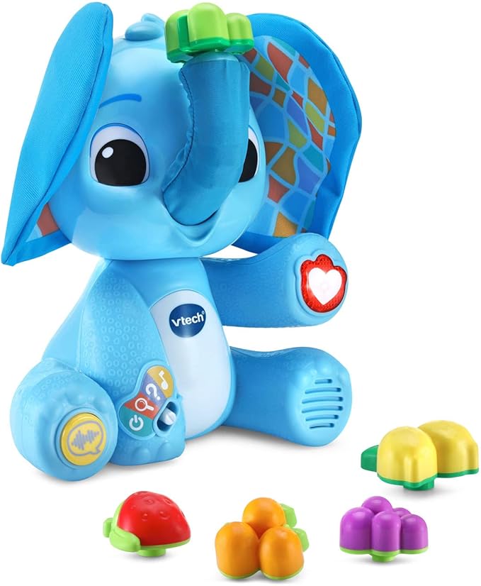 VTech Smellephant with Magical Trunk and Peek-a-Boo Flapping Ears, Blue