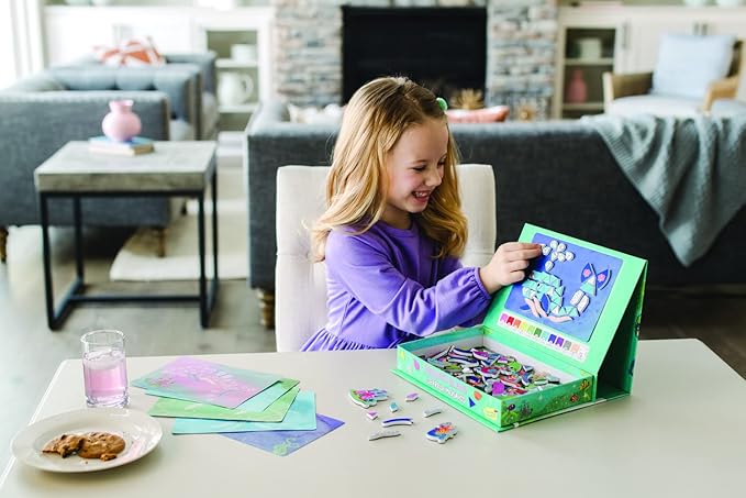 Peaceable Kingdom Mermaid Island Sparkle Mosaics, Magnet Design Mosaic