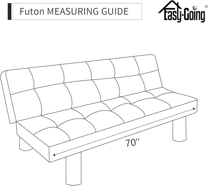 Easy-Going Sofa Slipcover Futon Cover Waterproof Couch Cover Furniture Protector Cover Pets Covers Whole Fabric No Stitching Non-Slip Fabric Pets Kids Children Dog Cat (Futon, Wine)