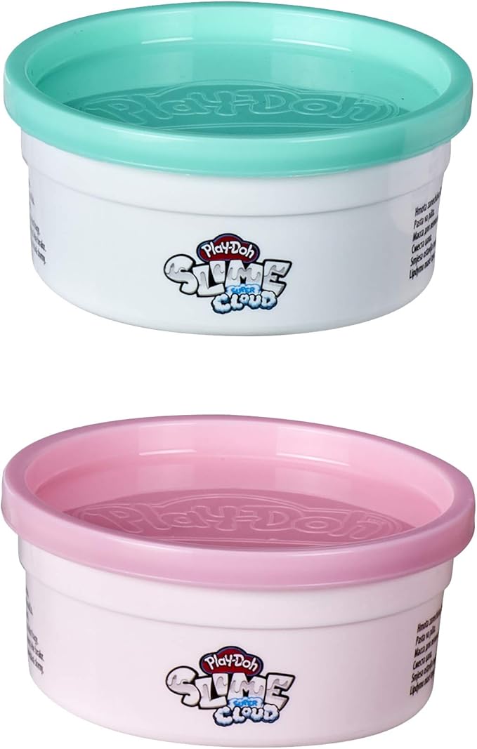 Play-Doh Foam and Play-Doh Slime Kit: Super Cloud Slime, HydroGlitz, Super Stretch, and Krackle 13 Multipack Bundle of Cool Colors, Kids Party Favors, Non-Toxic (Amazon Exclusive)