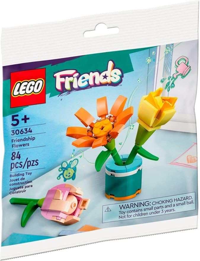 LEGO Friends Friendship Flowers 30634 Polybag, Orange,pink,rose,yellow