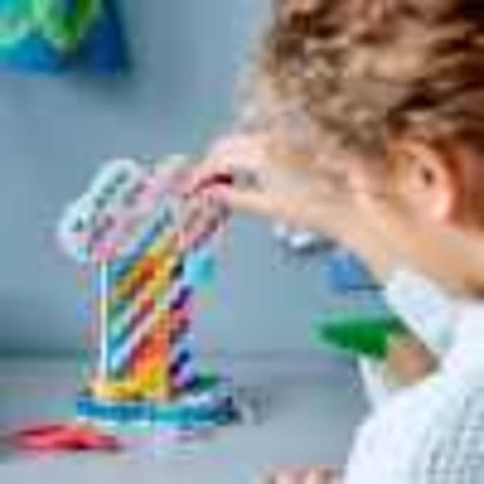 LEGO DOTS Rainbow Jewelry Stand 41905 DIY Craft Decorations Kit, A Fun Toy for Kids who Like Creating Arts and Crafts Bedroom Decor Accessories (213 Pieces)