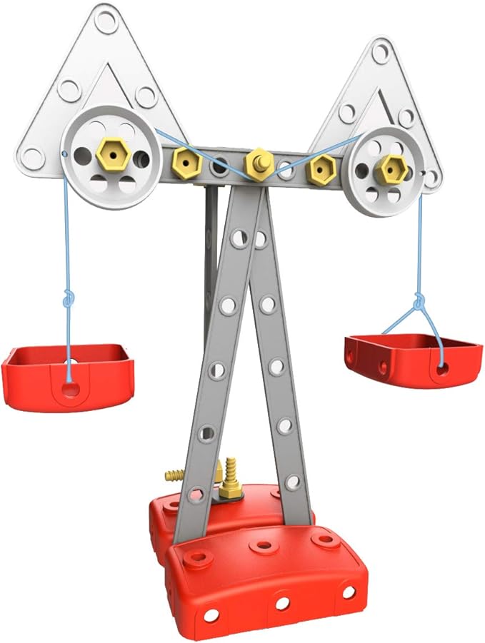 Miniland Educational - Activity Mecaniko Builder Set (191 Pieces) Red/Yellow/Charcoal Color