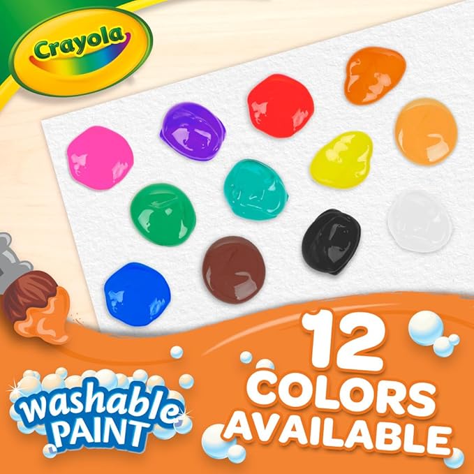 Crayola Washable Paint For Kids, Violet 1 Gallon, Kids Arts And Crafts Supplies, Non Toxic, Bulk