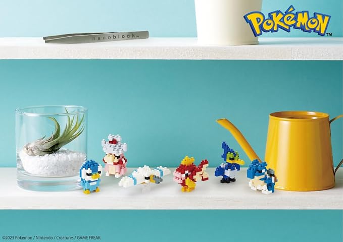 nanoblock - Pokémon - Type Water Set 1 (Blind Box Complete Set), mininano Series Building Kit