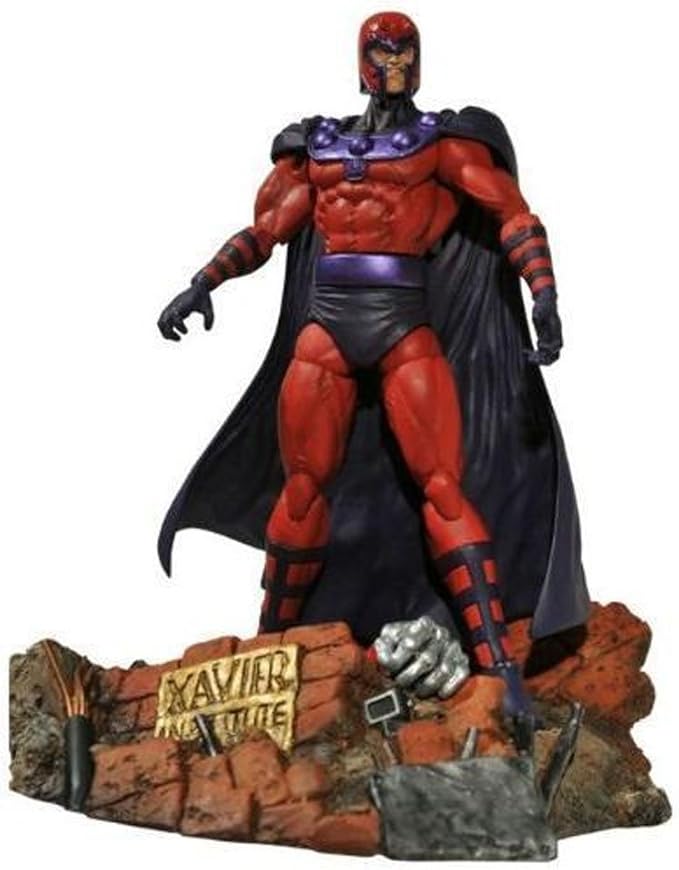 Diamond Select Toys Marvel Select Magneto, Plastic Made, 16 Points of Articulation, and Gabriel Marquez Sculpted 7-Inch Action Figure