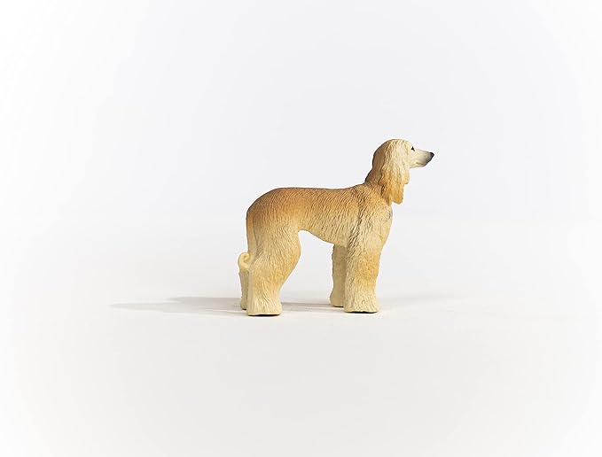 Schleich Farm World, Cute and Realistic Dog Toy Animals For Boys and Girls, Afghan Hound Dog Figurine, Ages 3+