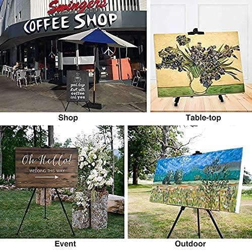 Artify 67 Inches Double Tier Easel Stand, Adjustable Height from 22-67”, 3 in 1, for Painting and Display with a Carrying Bag 4PACK