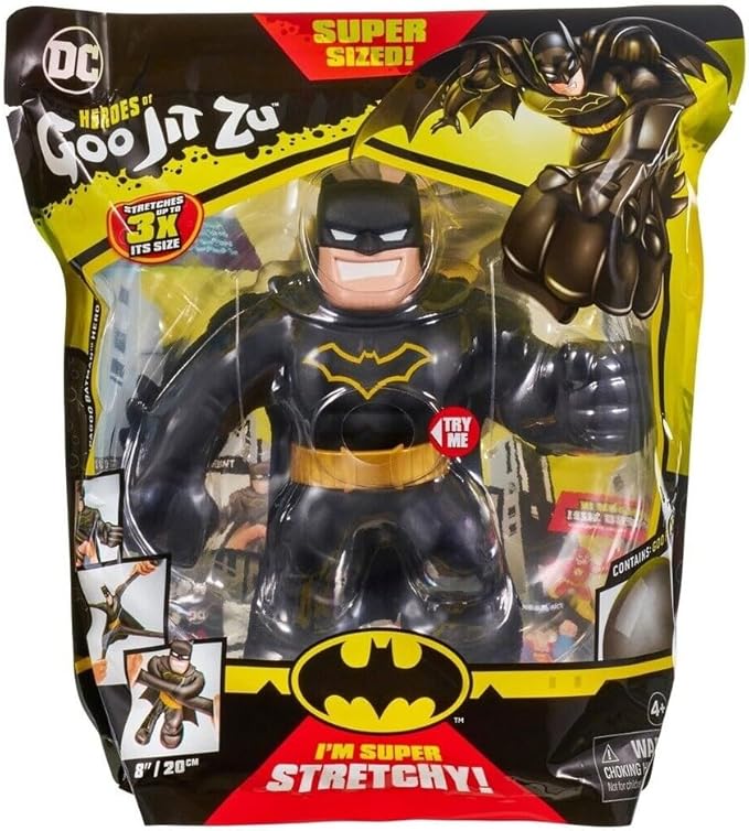 Heroes of Goo Jit Zu DC Supagoo Batman - Supersized 8" Jumbo Figure, Multicolor (41167)