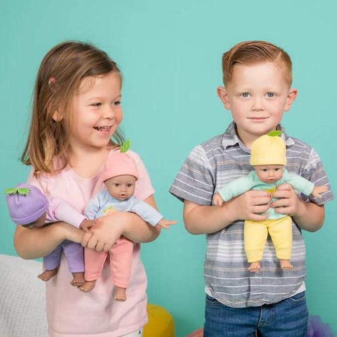 Adora Amazon Exclusive Sweet Babies Collection, 11” Soft and Cuddly Boy Baby Doll | Machine Washable, Birthday Gift For Ages 1+ - Baby Banana